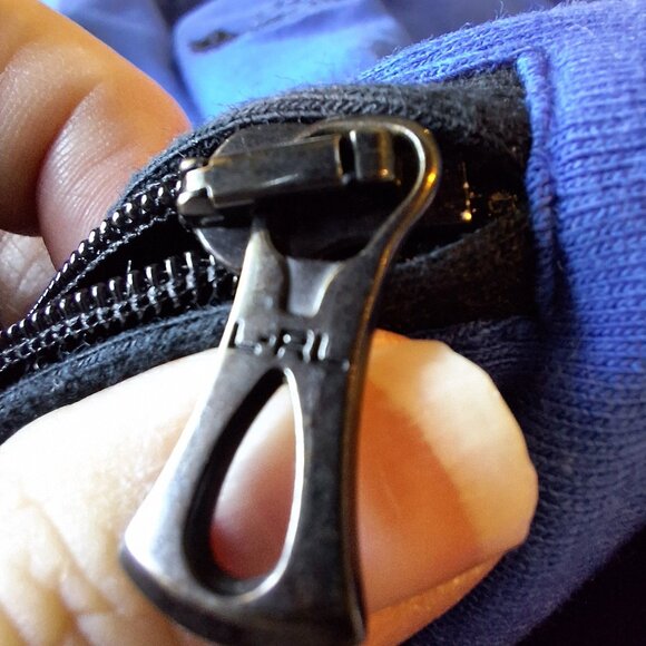 LRL Lauren Active Ralph Lauren Women Large Polo Golf Short Sleeve 1/4 Zip Blue - Picture 11 of 14